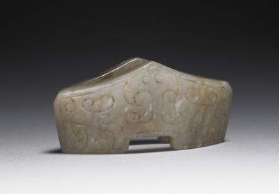 图片[2]-Jade sword guard, Yuan dynasty (1271-1368)-China Archive